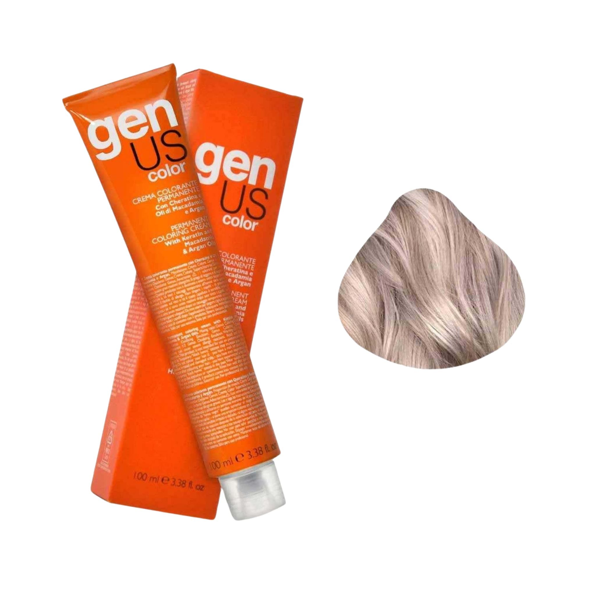 GenUs Color 9.2 Biondo Chiarissimo Irisé - Crema Colorante Permanente in formato 100ml.