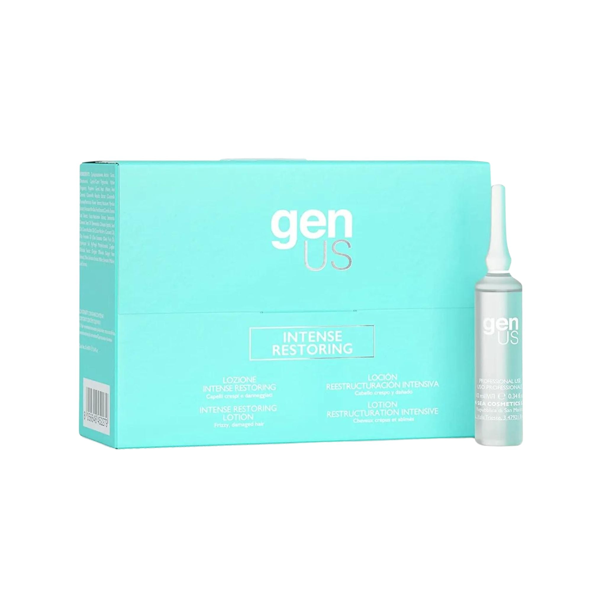 GenUs Intense Restoring Fiale per Crespi e Danneggiati - 12x10ml.