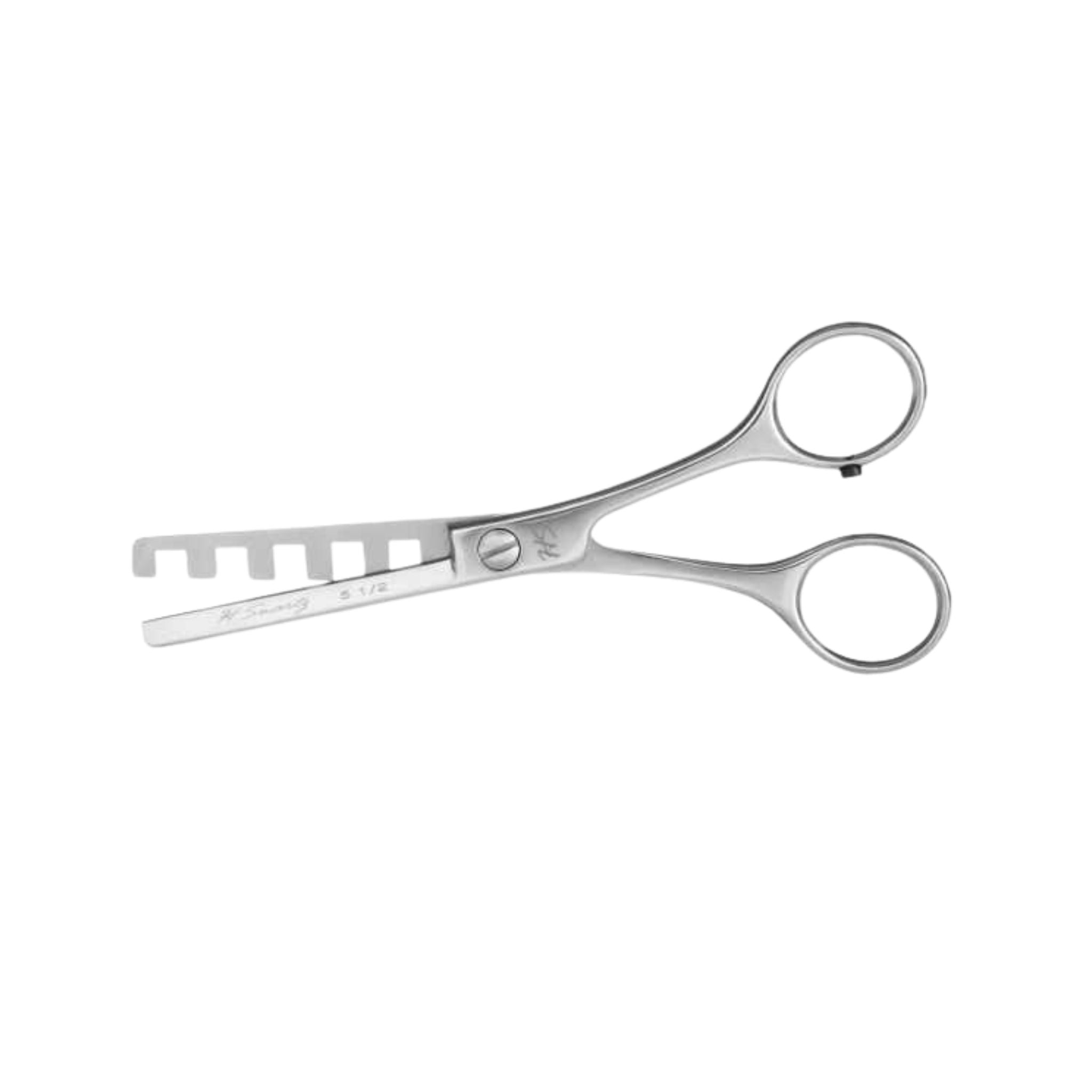 H.swartz forbice coccodrillo sfoltire 5 denti misura 5.5