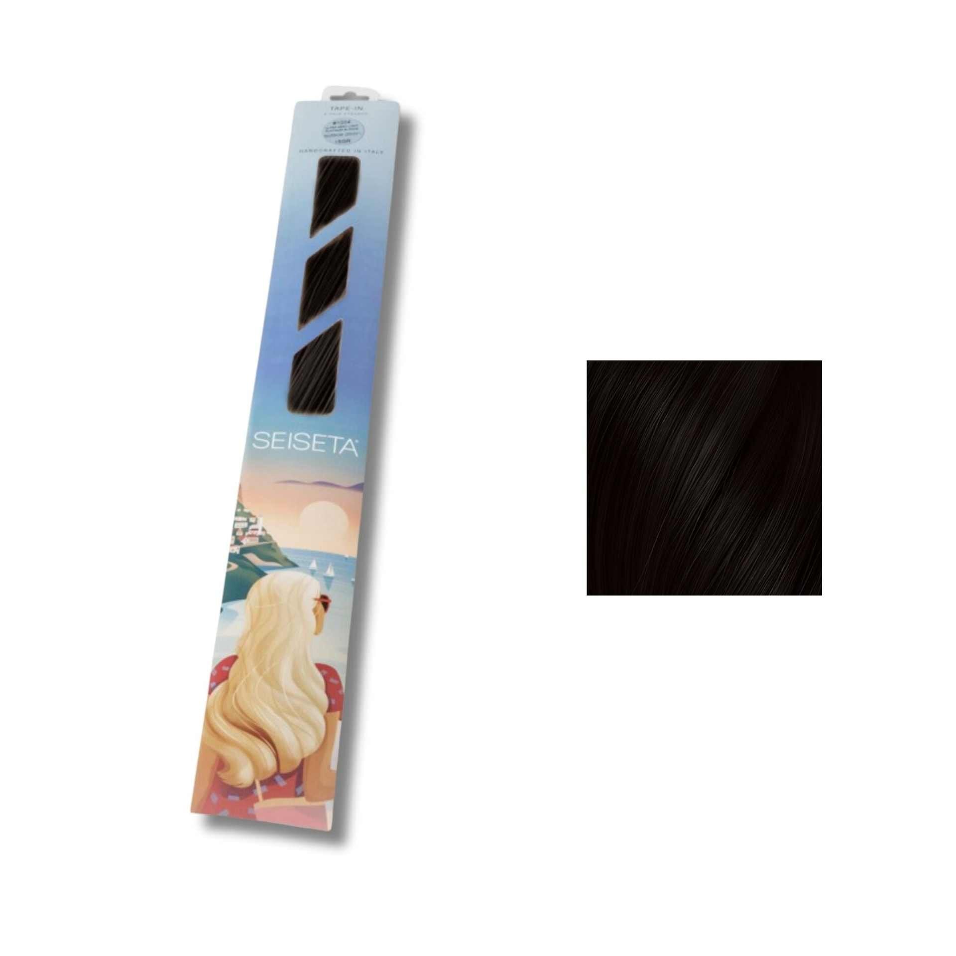 Seiseta Tape-In Classic 2. Castano Scuro 50/55cm - Extension adesive per capelli