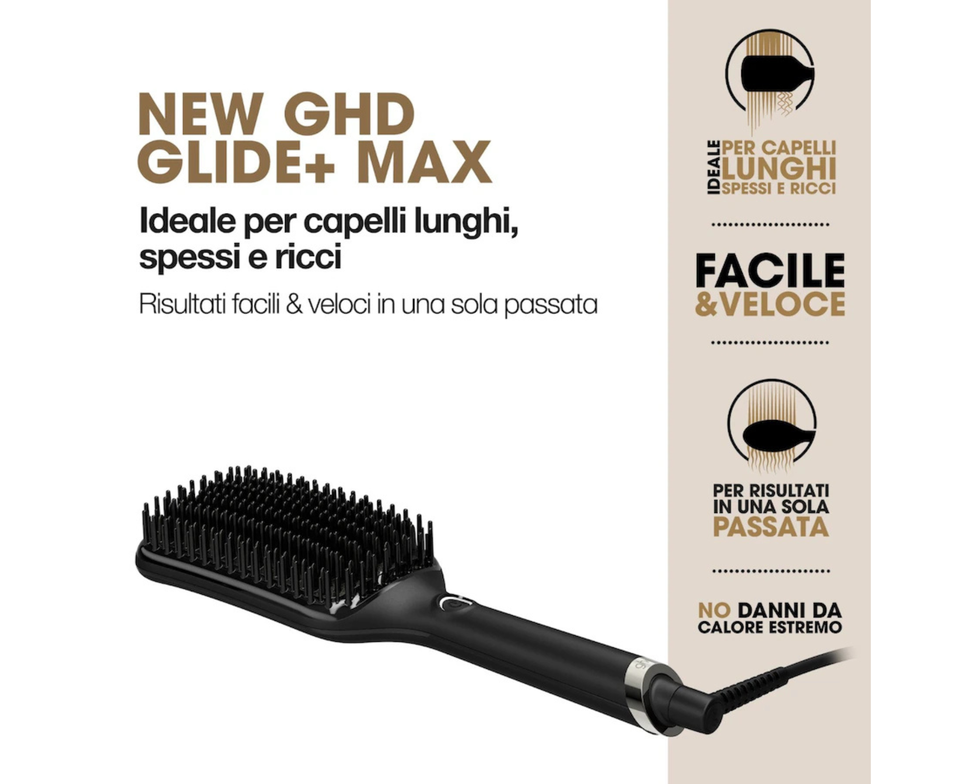 Ghd Glide+MAX per capelli spessi e ricci