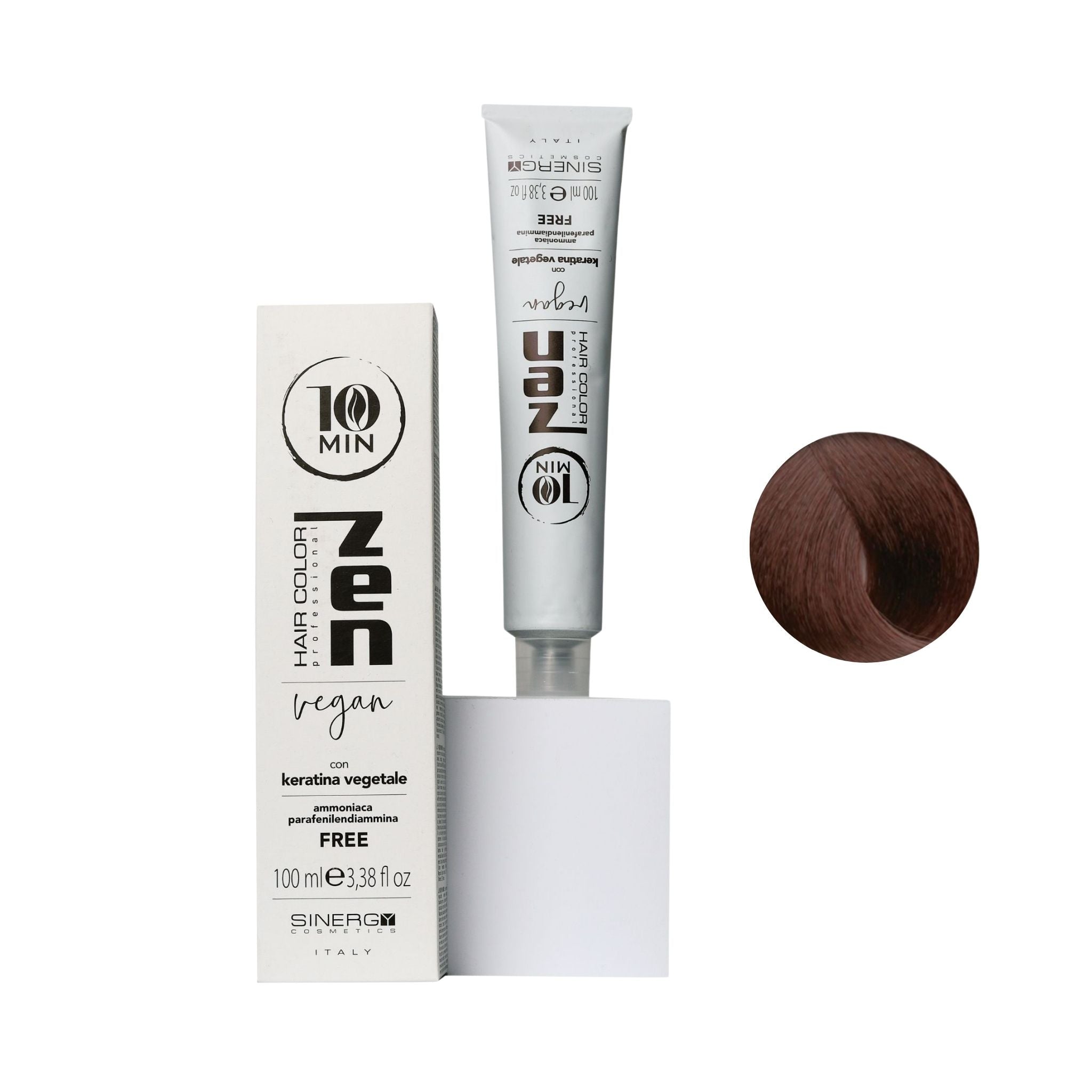 Zen Color 10 minuti Keratin Vegetale 6.7 Cacao Free Ammoniaca 100ml