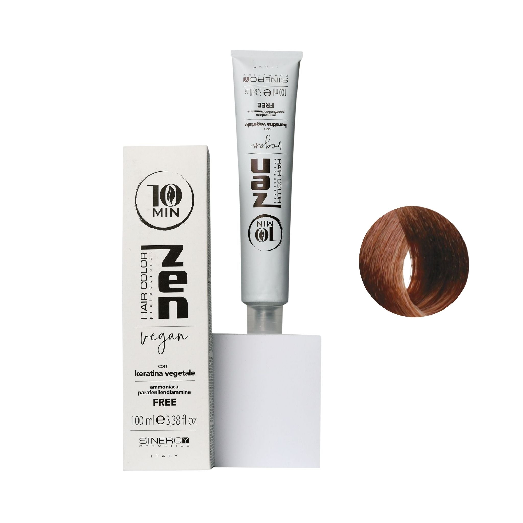 Zen Color 10 minuti Keratin Vegetale 7.3 Biondo Dorato Free Ammoniaca 100ml