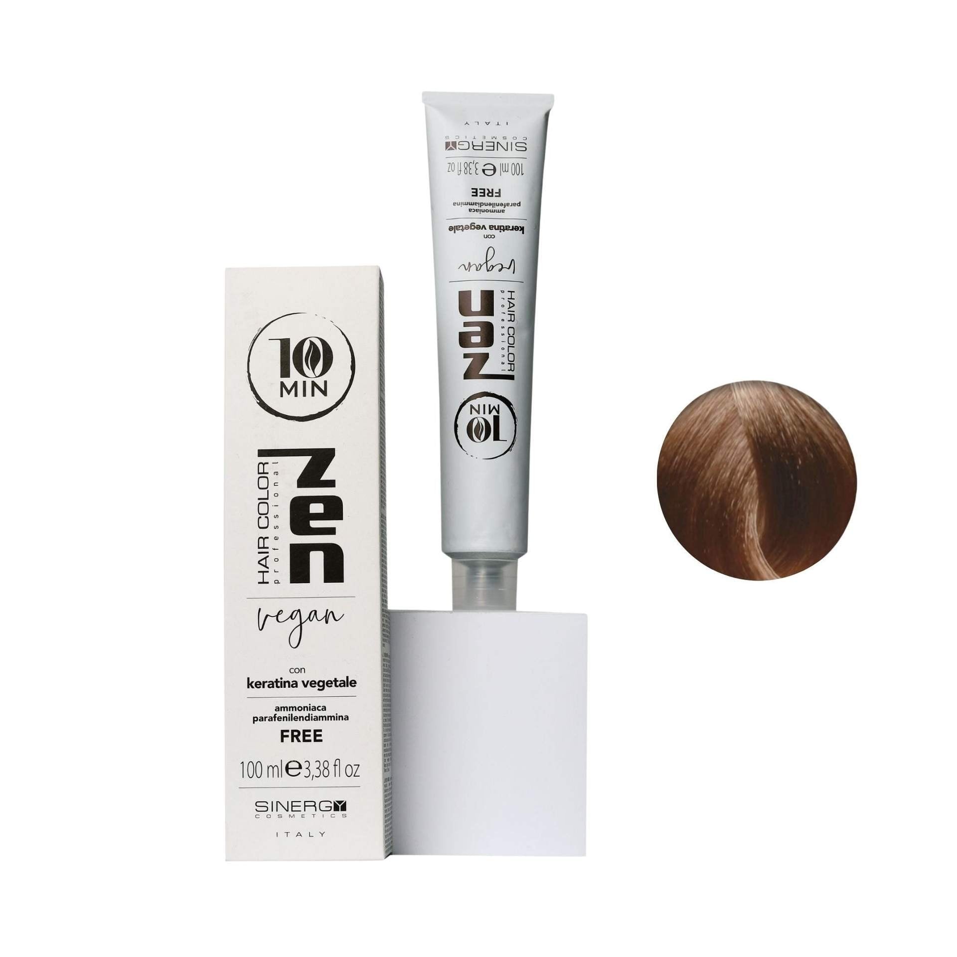 Zen Color 10 minuti Keratin Vegetale 8.0 Biondo Chiaro Free Ammoniaca 100ml