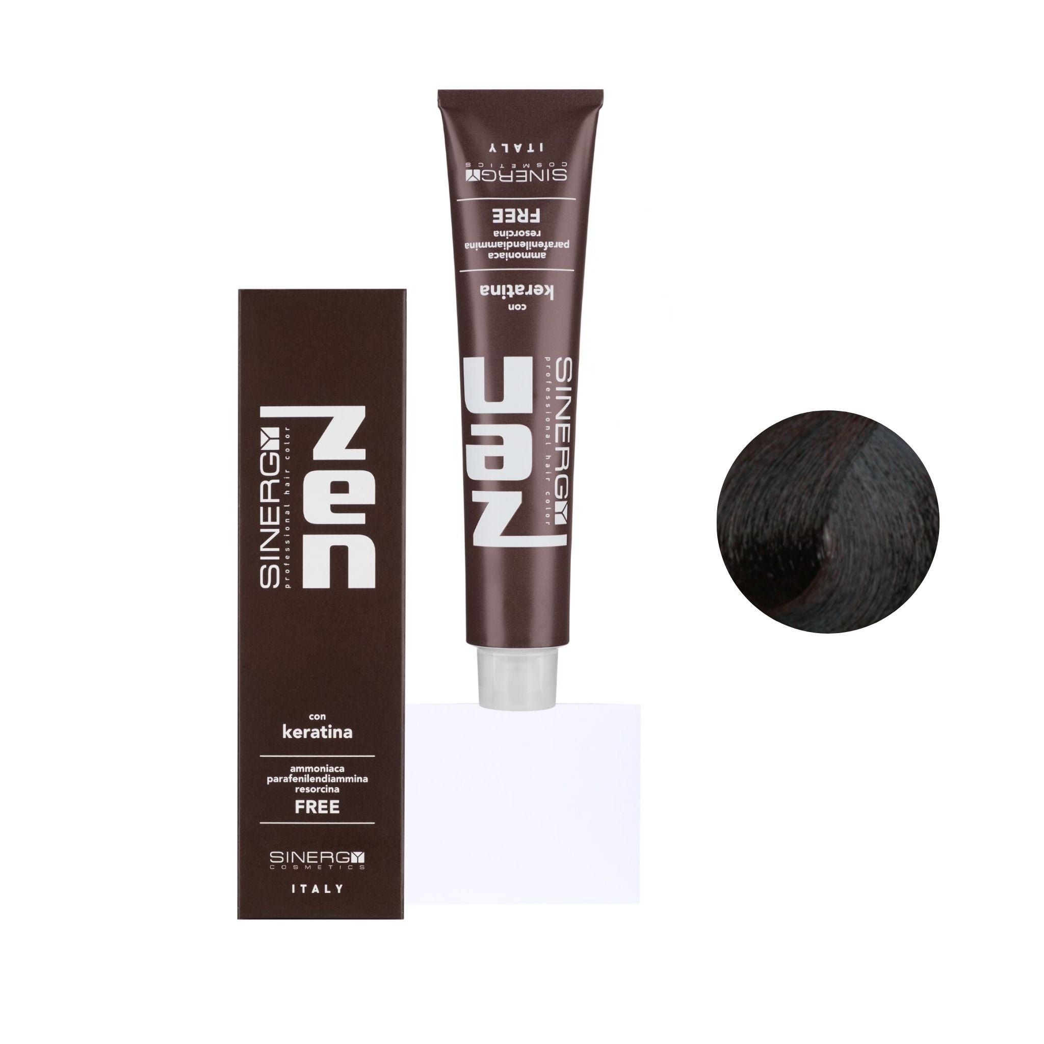 Zen Color Keratin Vegetale 1.0 Nero Free Ammoniaca 100ml