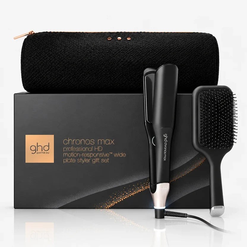ghd chronos max set completo - piastra per capelli ghd chronos max & ghd bodyguard & ghd paddle brush