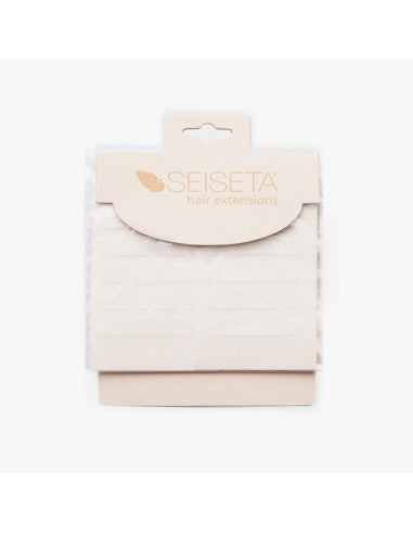 Seiseta Etichette monoadesive 48 pz - Etichette Tape-In per il riutilizzo di Hair Extension