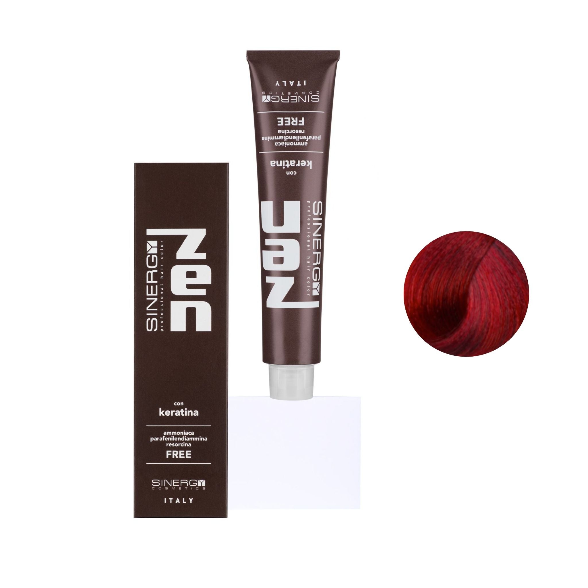 Zen Color Keratin 6.6 Biondo Scuro Rosso Free Ammoniaca 100ml